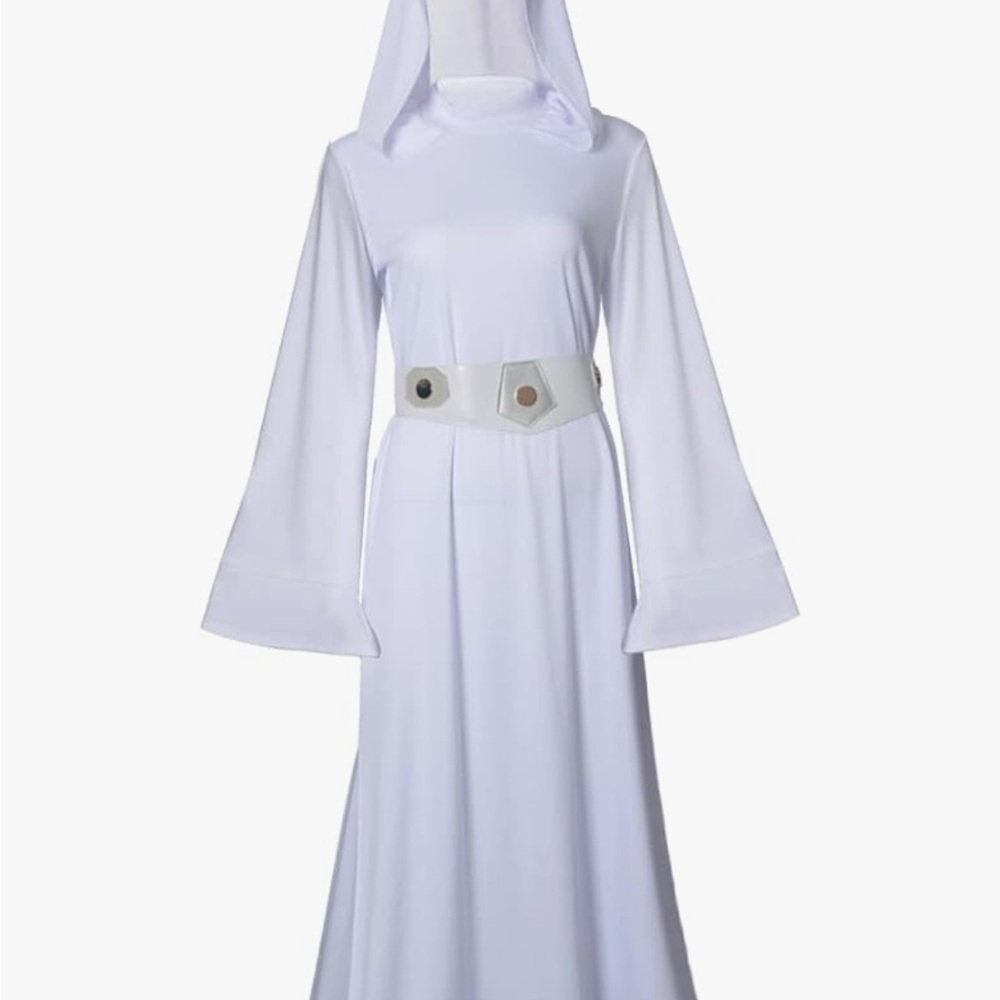 White Hooded Costume Dress